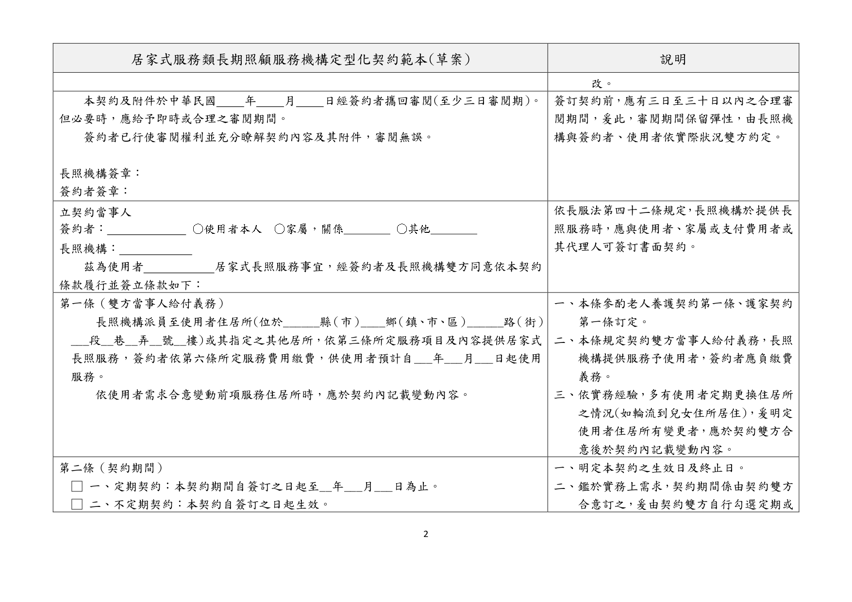 1130010檢送本部113年1月23日召開「長照機構定型化契約範本意見討論會」會議紀錄1份，請查照。_page-0018