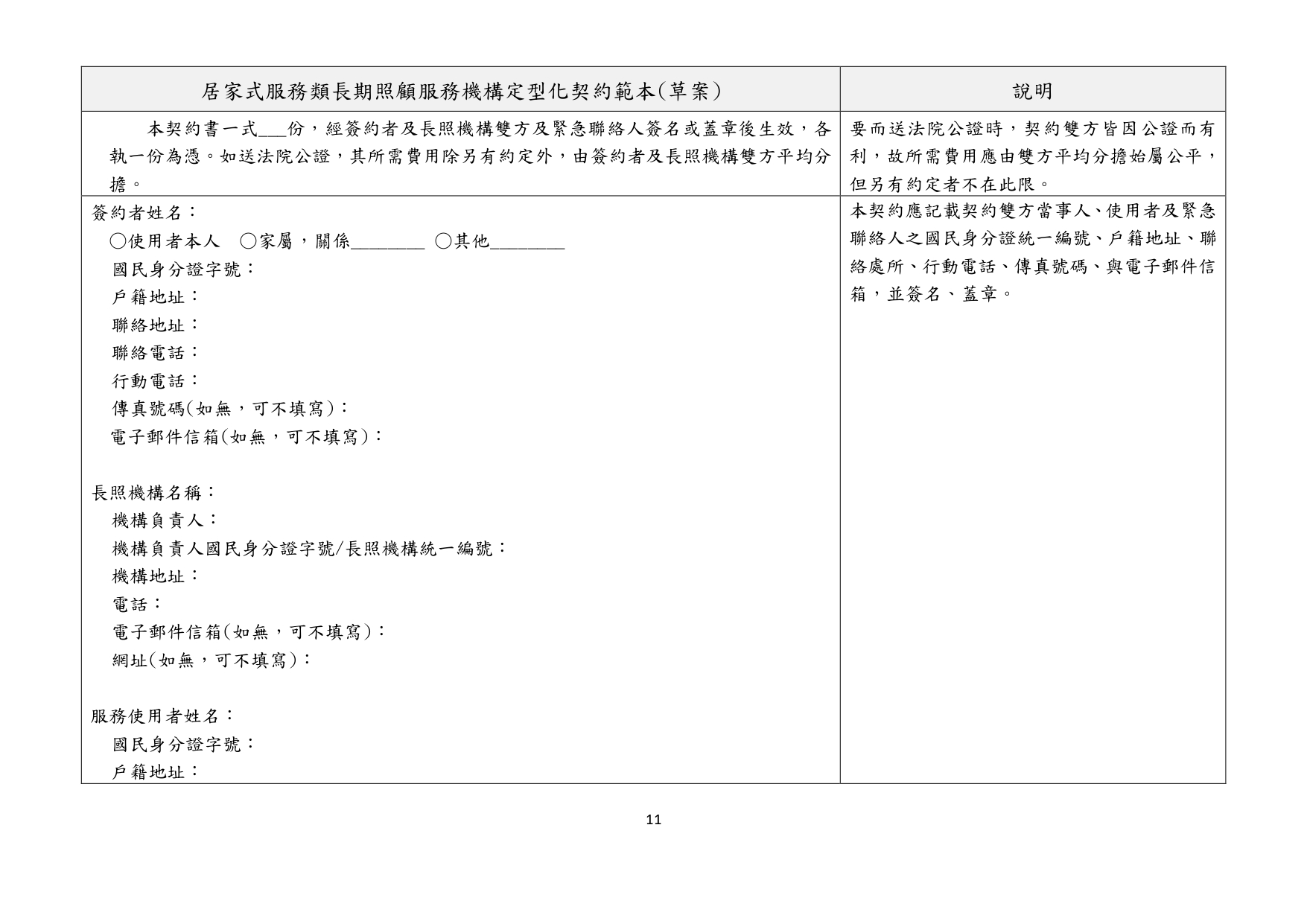 1130010檢送本部113年1月23日召開「長照機構定型化契約範本意見討論會」會議紀錄1份，請查照。_page-0027