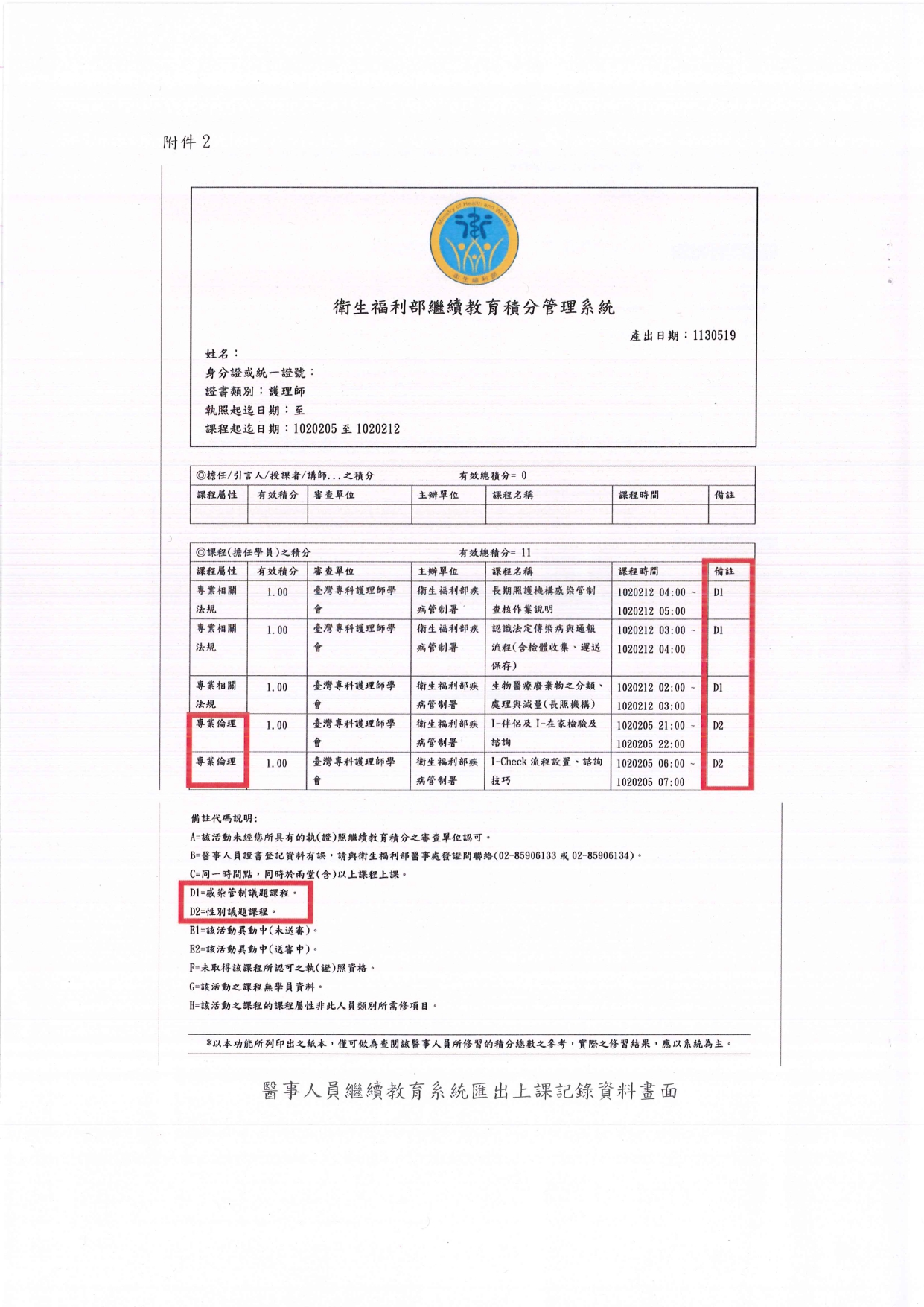 1130021有關「長期照顧服務人員(下稱長照人員)繼續教育之證明文件」之認定方式一案，詳如說明，請查照並轉知所轄長照服務提供單位。_page-0006